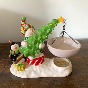 Holiday Things Snowman/Penguin Tart Burner